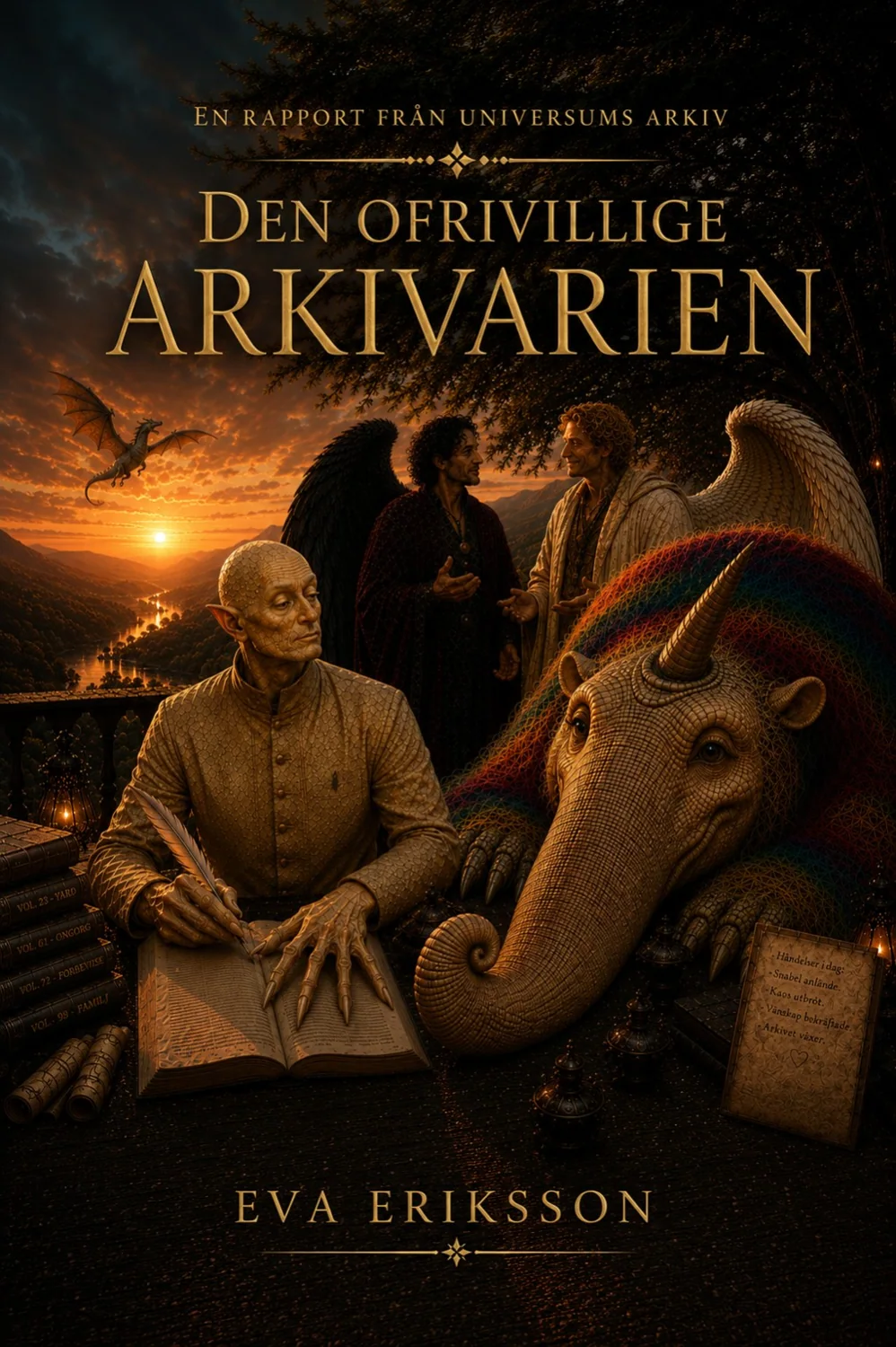 Omslag till Den ofrivillige Arkivarien